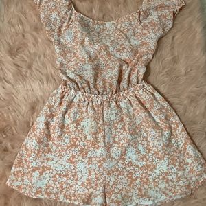 Peach romper